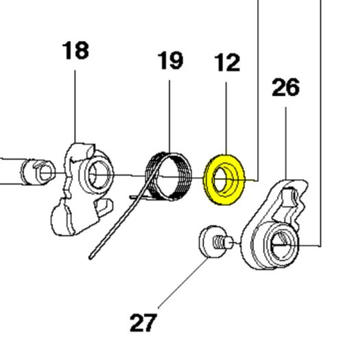 Husqvarna Gyűrű Husqvarna 135, 435, 440 Mark II láncfűrészhez