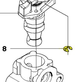   Husqvarna Gyűrű - 525RX Mark II, 543RS fűkaszához, 525PT5S, 525P4S ágvágóhoz