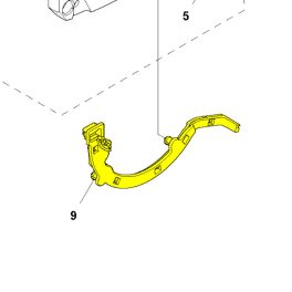   Husqvarna Kábel Tartó Husqvarna 345FR, 545FR, 545RX fűkaszához 