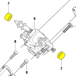 Husqvarna Tömítés Husqvarna T435 láncfűrészhez