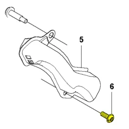 Husqvarna Csavar Husqvarna T435 láncfűrészhez