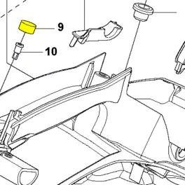 Husqvarna Levegőztető Husqvarna T435 láncfűrészhez