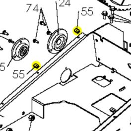 Husqvarna Bilincs Husqvarna TF 120 Kapához 