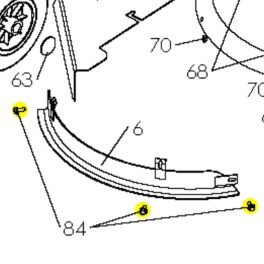 Husqvarna Csavar Husqvarna TF 120 Kapához 