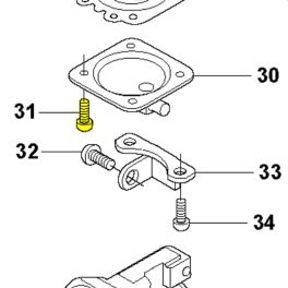   Husqvarna Csavar Husqvarna 525RX Mark II, 543RS fűkaszához  