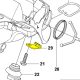 Husqvarna Fűzőlyukas Lemez Husqvarna T435 láncfűrészhez
