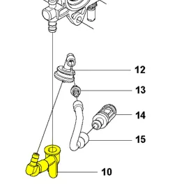 Husqvarna Cső Husqvarna T435 láncfűrészhez
