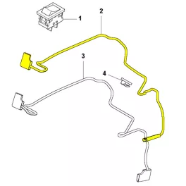 Husqvarna vezeték Husqvarna T435 láncfűrészhez