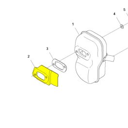  Husqvarna J-Terelőlemez Husqvarna 345FR, 545FR, 545RX, 545RXT fűkaszához 