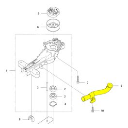Husqvarna Kipufogó Husqvarna 122HD60 Sövénynyíróhoz 