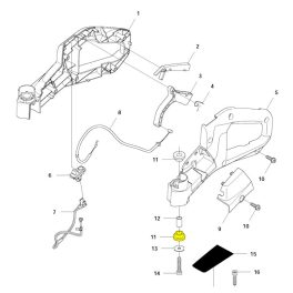   Husqvarna Antivibrációs Elem Husqvarna 122HD60, 322HD60 , 522HD60X sövényvágóhoz 