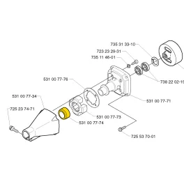 Husqvarna Ütköző Husqvarna 153R fűkaszához 