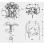 Husqvarna HV 586AE Beépíhető motor