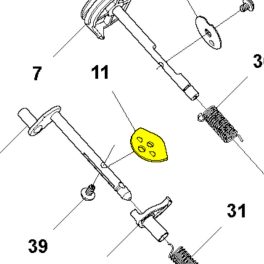   Husqvarna Szelep Husqvarna 345FR, 545FR, 545RX, 555RXT fűkaszához 