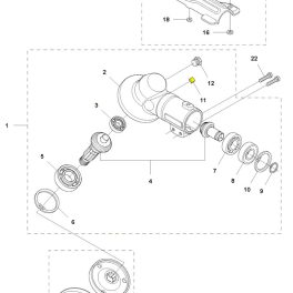   Husqvarna Mágnes Husqvarna 135R, 153R, 535RX, 535RXT fűkaszához 
