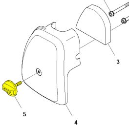   Husqvarna Szűrőház Fedél Csavar Husqvarna 122R, 129R, 135R fűkaszához és más gépekhez