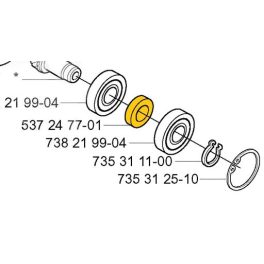 Husqvarna  Hézagoló 327P5X Magassági Ágvágóhoz