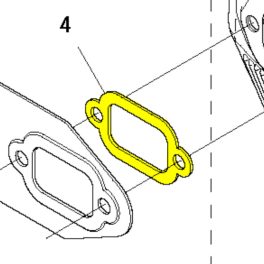   Husqvarna Kipufogó Tömítés Husqvarna 135R, 535RX, 535RXT fűkaszához 
