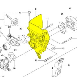 Husqvarna Szigetelő Fal Husqvarna 555RXT fűkaszához 