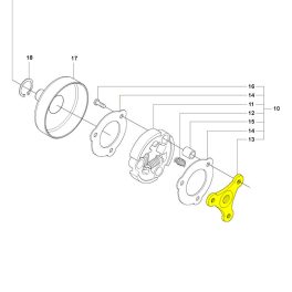 Husqvarna Kuplung-Elem Husqvarna 555RX fűkaszához 