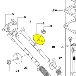   Husqvarna Szelep Husqvarna 455 Rancher, 460 Rancher láncfűrészhez
