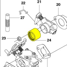 Husqvarna Bemeneti Cső Husqvarna 555RXT fűkaszához 