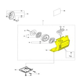 Husqvarna Indítófedél 327P5X Magassági Ágvágóhoz