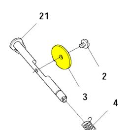   Husqvarna Pillangó Szelep Husqvarna 135R, 535RX, 535RXT fűkaszához 
