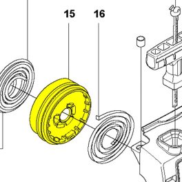 Husqvarna Kötélorsó 327P5X Magassági Ágvágóhoz