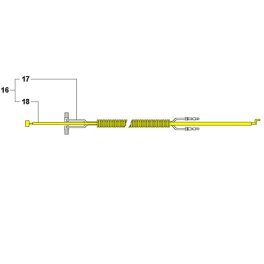 Husqvarna Gázbowden Kpl 327P5X Magassági Ágvágóhoz