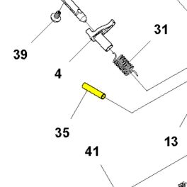   Husqvarna Tájoló Csap Husqvarna 345FR, 545FR, 545RX, 555RXT fűkaszához 