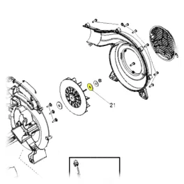 Husqvarna Alátét Husqvarna 125BVx Lombfúvóhoz