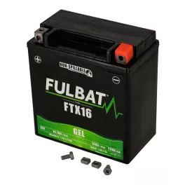  Akkumulátor Fulbat  zselés, ftx16 (husqvarna), 12v, 14ah , +- polaritású, ftx16
