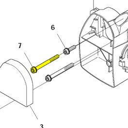   Husqvarna Csavar Husqvarna 122R, 129R fűkaszához, 122HD60, 322HD60 , 522HD60X sövényvágóhoz