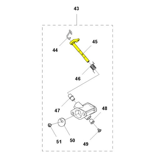 Husqvarna Tengely kpl. Husqvarna 345FR, 545FR, 545RX fűkaszához 