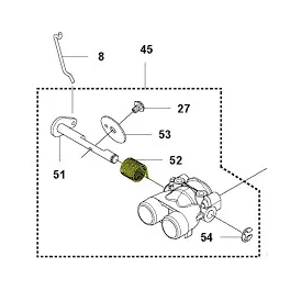   Husqvarna Rugó Husqvarna 545, 550XP, 550XPG láncfűrészhez