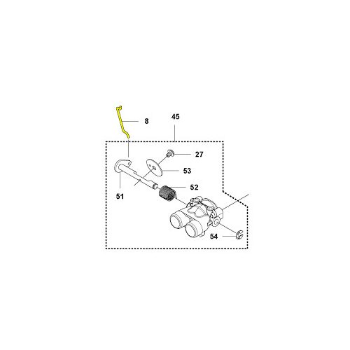 Husqvarna Gázkar Csatlakozó Husqvarna 545 láncfűrészhez