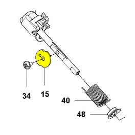   Husqvarna Pillangószelep Husqvarna 545, 550XP, 550XPG láncfűrészhez