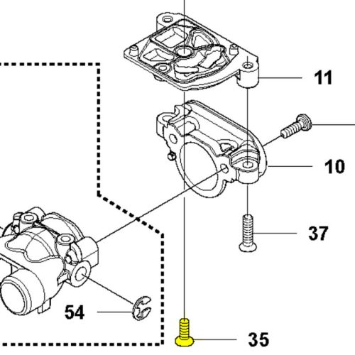 Husqvarna Csavar Husqvarna 545 láncfűrészhez