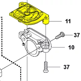   Husqvarna Fedél Husqvarna 545, 550XP, 550XPG láncfűrészhez
