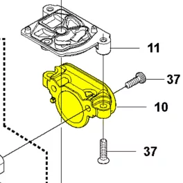   Husqvarna Bemenet Husqvarna 545, 550XP, 550XPG láncfűrészhez