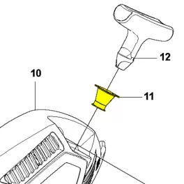 Husqvarna Vezető Husqvarna T435 láncfűrészhez