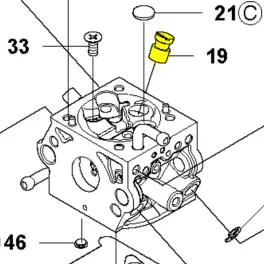   Husqvarna Főfúvóka Husqvarna 545, 550XP, 550XPG láncfűrészhez