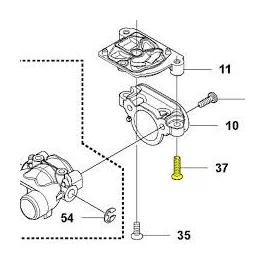   Husqvarna Csavar Husqvarna 545, 550XP, 550XPG láncfűrészhez