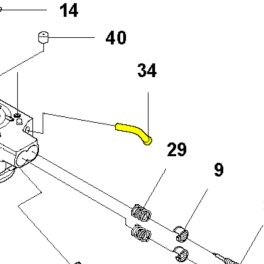   Husqvarna Tájoló Csap Husqvarna 345FR, 545FR, 545RX, 555RXT fűkaszához 