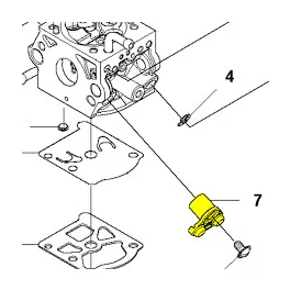   Husqvarna Gázkar Husqvarna 545, 550XP, 550XPG , T540XP láncfűrészhez