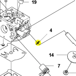   Husqvarna Tartóelem Husqvarna 545, 550XP, 550XPG láncfűrészhez