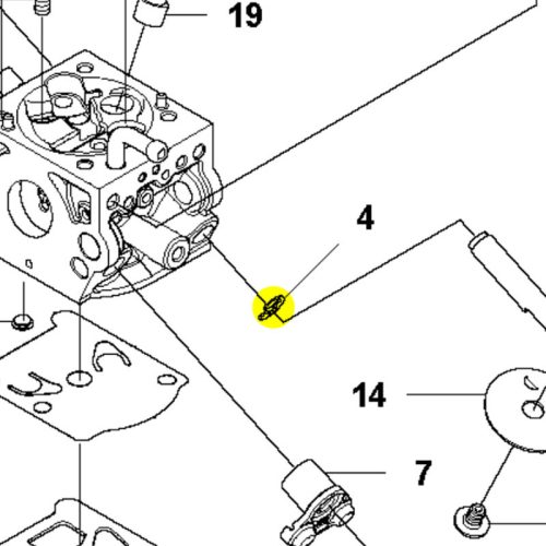 Husqvarna Tartóelem Husqvarna 545 láncfűrészhez