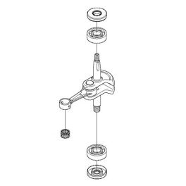   Husqvarna Főtengely kpl. Husqvarna 122HD60 Sövénynyíróhoz 