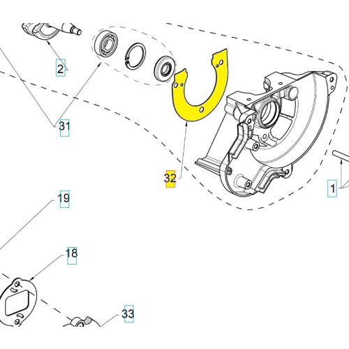 Husqvarna Tömítés Husqvarna 129R fűkaszához 